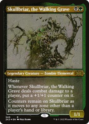 Skullbriar, the Walking Grave (Foil Etched) card from Double Masters 2022
