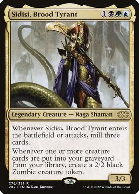 Sidisi, Brood Tyrant card from Double Masters 2022