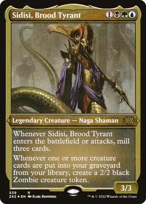 Sidisi, Brood Tyrant (Foil Etched) card from Double Masters 2022