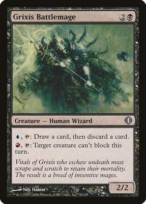 Grixis Battlemage card from Shards of Alara