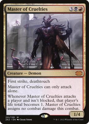 Master of Cruelties card from Double Masters 2022
