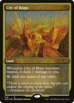 City of Brass (Foil Etched) card from Double Masters 2022