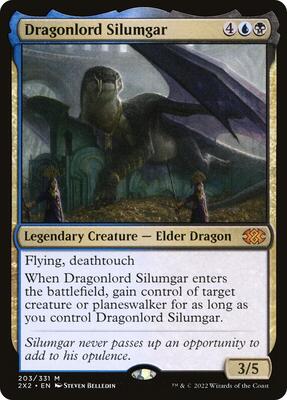 Dragonlord Silumgar card from Double Masters 2022