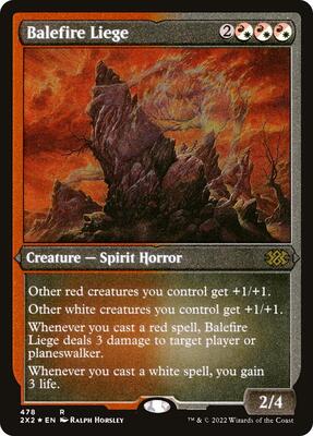 Balefire Liege (Foil Etched) card from Double Masters 2022