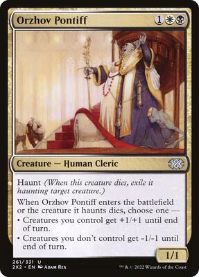 Orzhov Pontiff card from Double Masters 2022