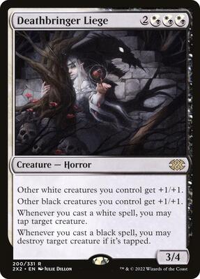 Deathbringer Liege card from Double Masters 2022