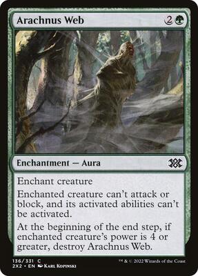 Arachnus Web card from Double Masters 2022
