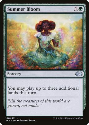 Summer Bloom card from Double Masters 2022