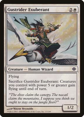 Gustrider Exuberant card from Shards of Alara