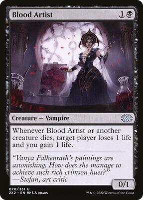 Blood Artist card from Double Masters 2022