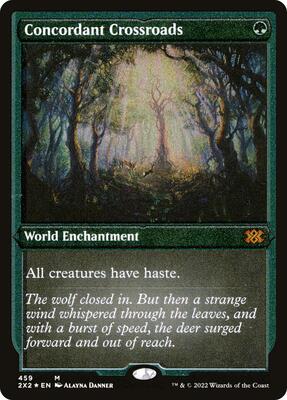 Concordant Crossroads (Foil Etched) card from Double Masters 2022