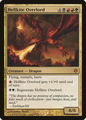 Hellkite Overlord card from Shards of Alara