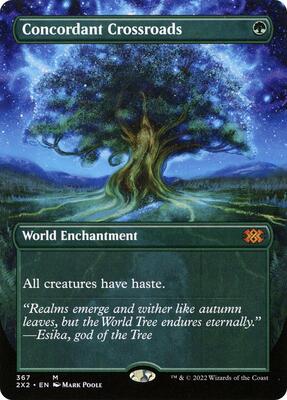 Concordant Crossroads (Borderless) card from Double Masters 2022