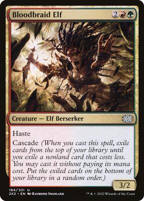 Bloodbraid Elf card from Double Masters 2022