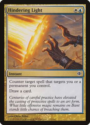 Hindering Light card from Shards of Alara