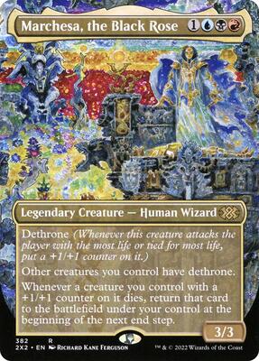 Marchesa, the Black Rose (Borderless) card from Double Masters 2022