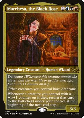 Marchesa, the Black Rose (Foil Etched) card from Double Masters 2022