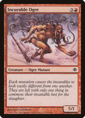 Incurable Ogre card from Shards of Alara