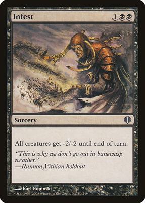Infest card from Shards of Alara