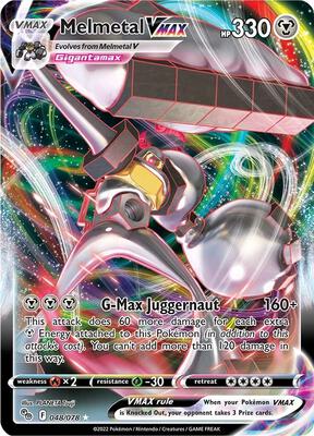 Melmetal VMAX card from Pokemon GO