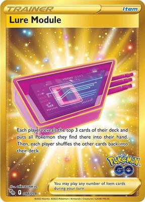 Lure Module (Secret) card from Pokemon GO