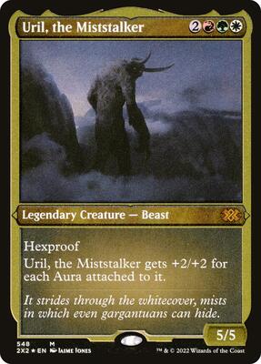 Uril, the Miststalker (Foil Etched) card from Double Masters 2022