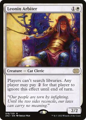 Leonin Arbiter card from Double Masters 2022