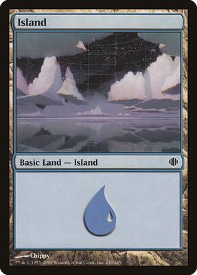 Island (236) card from Shards of Alara