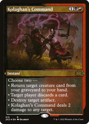 Kolaghan's Command (Foil Etched) card from Double Masters 2022