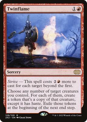 Twinflame card from Double Masters 2022