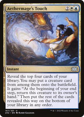 Aethermage's Touch card from Double Masters 2022