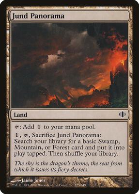 Jund Panorama card from Shards of Alara