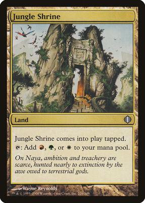 Jungle Shrine card from Shards of Alara
