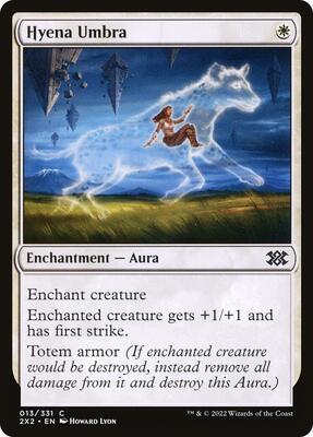 Hyena Umbra card from Double Masters 2022