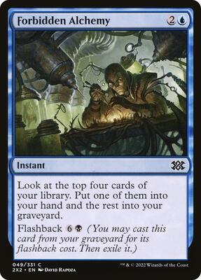Forbidden Alchemy card from Double Masters 2022