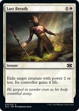 Last Breath card from Double Masters 2022