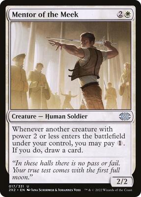 Mentor of the Meek card from Double Masters 2022