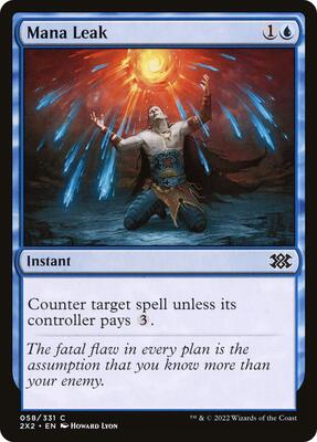 Mana Leak card from Double Masters 2022