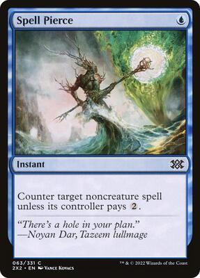 Spell Pierce card from Double Masters 2022