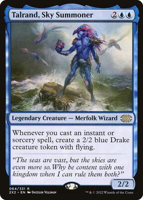 Talrand, Sky Summoner card from Double Masters 2022
