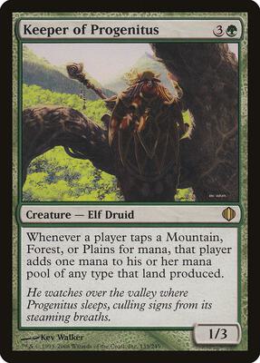 Keeper of Progenitus card from Shards of Alara