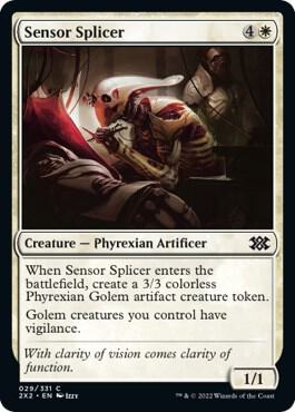 Sensor Splicer card from Double Masters 2022