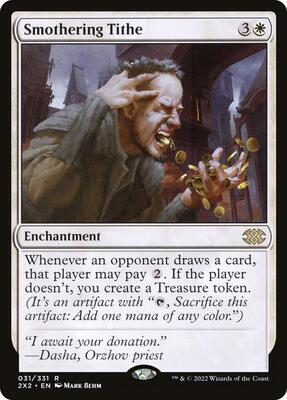 Smothering Tithe card from Double Masters 2022