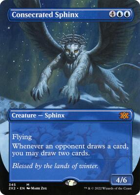 Consecrated Sphinx (Borderless) card from Double Masters 2022