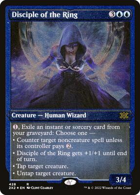 Disciple of the Ring (Foil Etched) card from Double Masters 2022