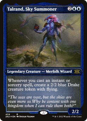Talrand, Sky Summoner (Foil Etched) card from Double Masters 2022