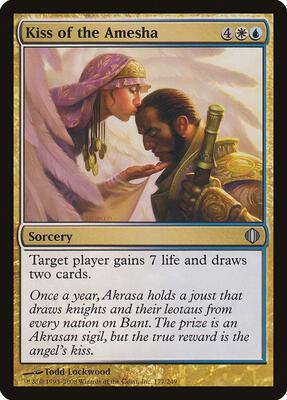 Kiss of the Amesha card from Shards of Alara