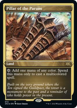 Pillar of the Paruns (Foil Etched) card from Double Masters 2022