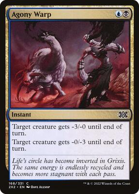 Agony Warp card from Double Masters 2022