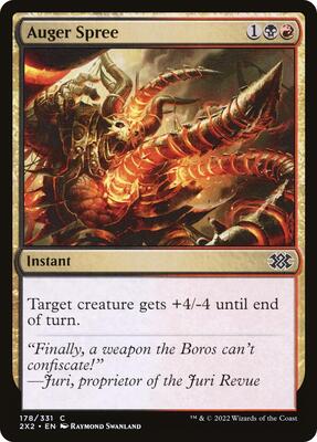 Auger Spree card from Double Masters 2022
